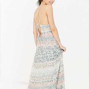 Ecote maxi dress in tribal print